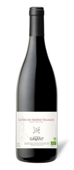 Côtes du Rhône Villages BIO Red Organic Wine certified 